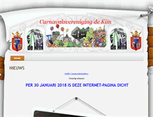 Tablet Screenshot of cvdekim.nl